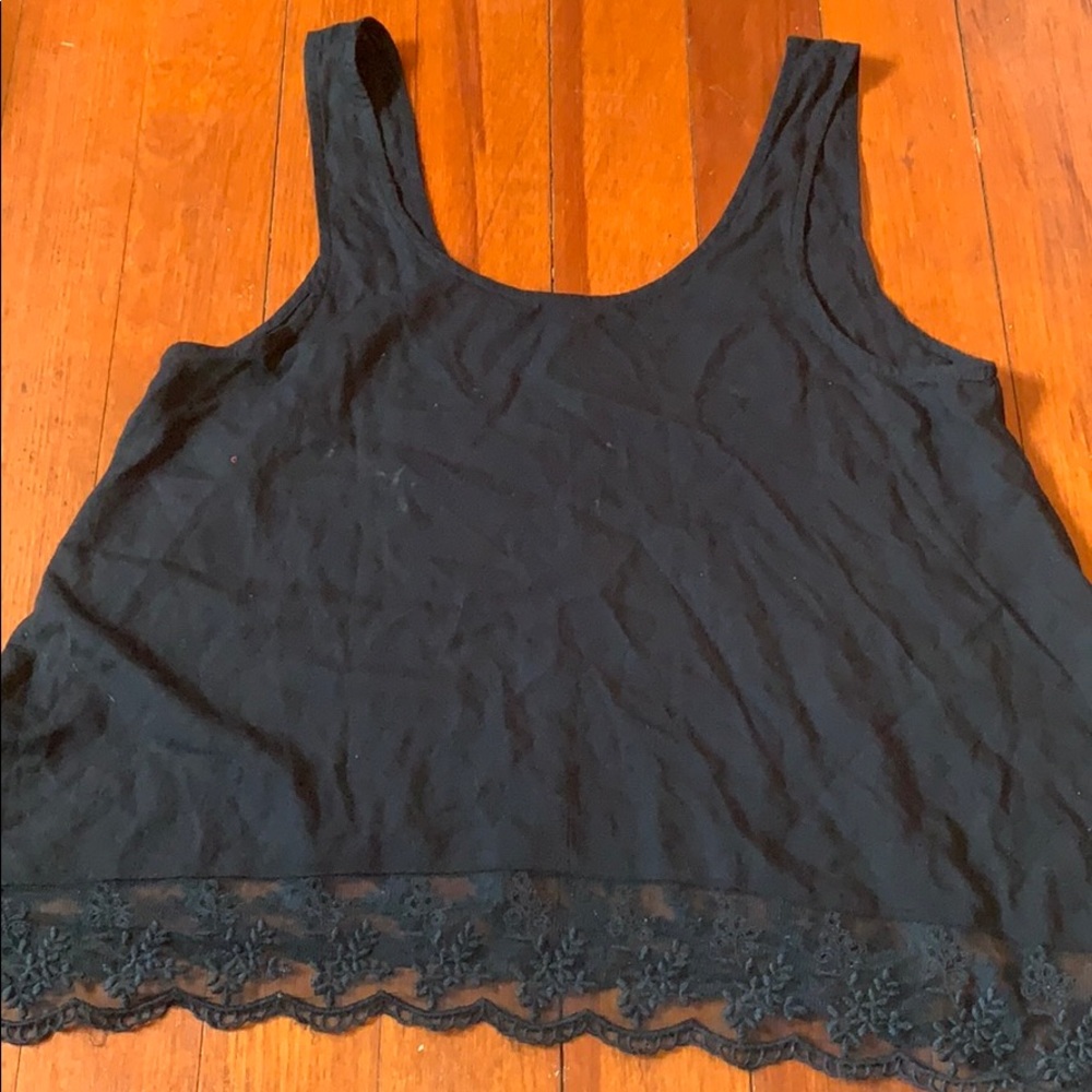 Dark blue tank top